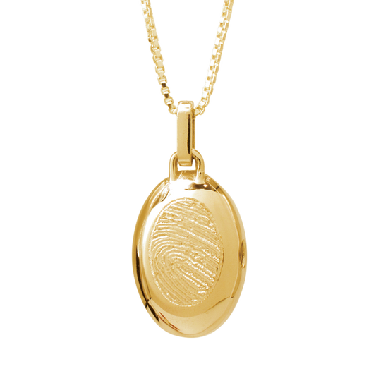 Oval Cremation Pendant GOC-014