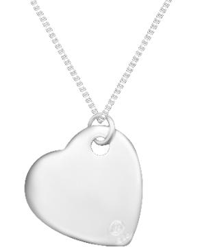 Coeur dentelé en argent SIH-001