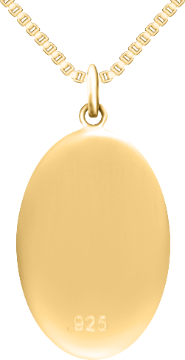 Pendentif funéraire ovale GOC-014